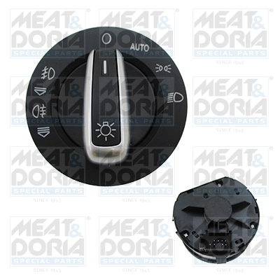 Comutatori - Comutator far potrivit AUDI A6 ALLROAD C6, A6 C6, Q7 05.04-08.15