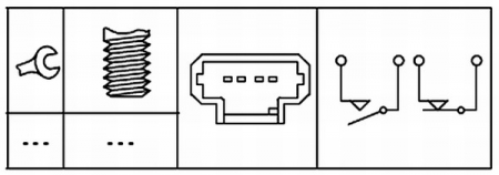 Comutator lumini frana potrivit NISSAN NV250, NV400; OPEL MOVANO B; RENAULT CLIO III, CLIO III/HATCHBACK, GRAND SCENIC II, KANGOO BE BOP, KANGOO EXPRESS, KANGOO II, MASTER III, MEGANE II 09.02- [1]