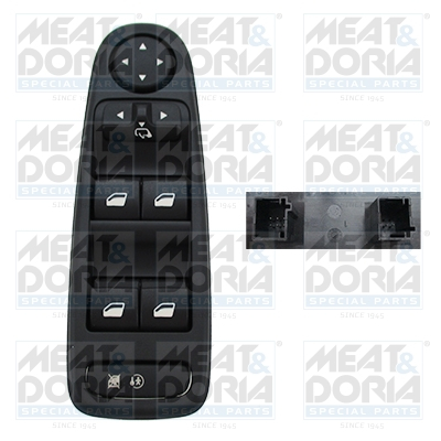 Piese Auto - Comutator macara geam Fata Stanga potrivit CITROEN C4 PICASSO I 1.6-2.0D 10.06-08.13