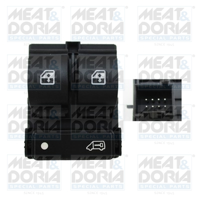 Piese Auto - Comutator macara geam Fata Stanga potrivit CITROEN JUMPER II; FIAT DUCATO; PEUGEOT BOXER 2.0D-3.0D 04.06-