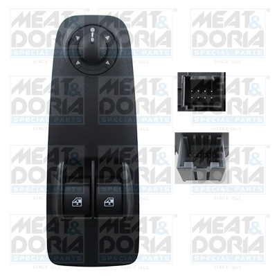 Piese Auto - Comutator macara geam Fata Stanga potrivit FIAT DUCATO 2.0D-3.0D 07.06-