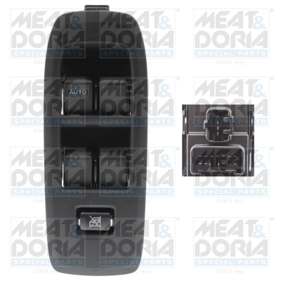 Piese Auto - Comutator macara geam fata stanga potrivit FORD RANGER 2.0D/2.2D/3.2D 04.11-