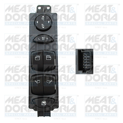 Piese Auto - Comutator macara geam Fata Stanga potrivit MERCEDES VIANO (W639), VITO / MIXTO (W639), VITO (W639) 2.0D-Electric 09.03-