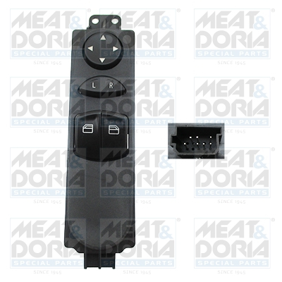 Piese Auto - Comutator macara geam Fata Stanga potrivit MERCEDES VIANO (W639), VITO / MIXTO (W639), VITO (W639) 2.0D-Electric 09.03-