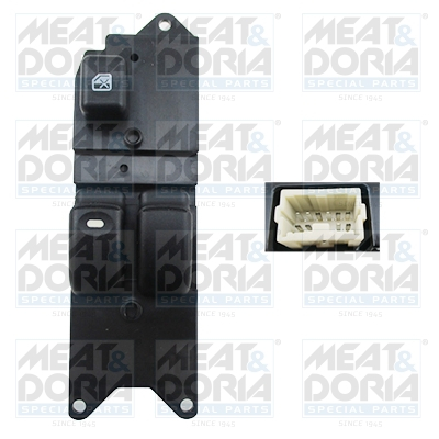Piese Auto - Comutator macara geam Fata Stanga potrivit MITSUBISHI L200 / TRITON 2.5D 11.05-12.15