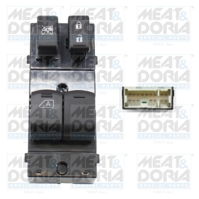 Comutator macara geam fata stanga potrivit NISSAN MICRA IV 1.2 05.10-09.15 [2]