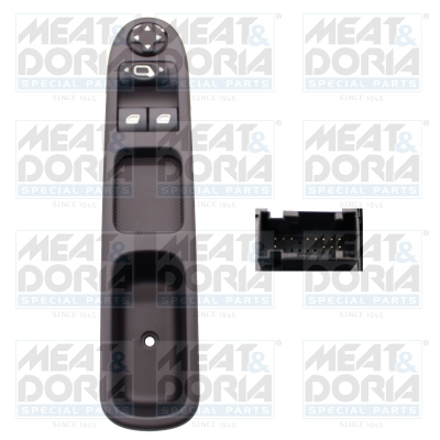 Piese Auto - Comutator macara geam Fata Stanga potrivit PEUGEOT 207 1.4-1.6D 02.06-12.15