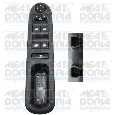 Piese Auto - Comutator macara geam Fata Stanga potrivit PEUGEOT 407 1.8-3.0 03.04-12.10