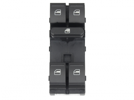 Piese Auto - Comutator macara geam Fata Stanga potrivit SEAT ALTEA, ALTEA XL, IBIZA IV, IBIZA IV ST, LEON, TOLEDO III; VW AMAROK, CC B7, GOLF PLUS, GOLF PLUS V, GOLF V, GOLF VI, JETTA III 1.2-3.6 02.03-