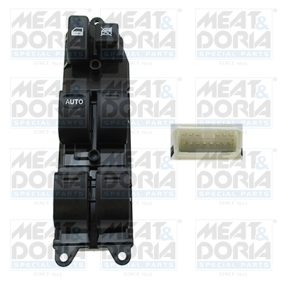 Comutator macara geam Fata Stanga potrivit TOYOTA 4 RUNNER III, CAMRY, COROLLA, HILUX V, LAND CRUISER 90, YARIS 1.0-3.4 09.88-11.05 [2]