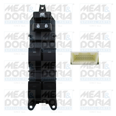 Piese Auto - Comutator macara geam Fata Stanga potrivit TOYOTA LAND CRUISER 200, LAND CRUISER PRADO, PRIUS 1.8H-4.7 09.07-