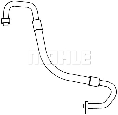 Conducta aer conditionat ( de la uscător la compresorul de climatizare) FORD C-MAX, FOCUS C-MAX, FOCUS II 2.0D intre 2003-2012 [1]