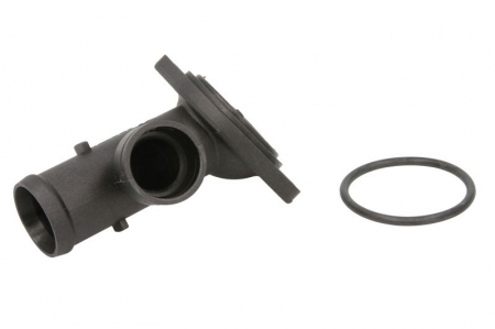 Piese Auto - Conducta flansa sistem racire (numar iesiri: 2) AUDI A3; MITSUBISHI GRANDIS, LANCER VIII, OUTLANDER II; SEAT ALTEA, ALTEA XL, LEON, TOLEDO III; SKODA OCTAVIA II, SUPERB II 1.9D/2.0D dupa 2003