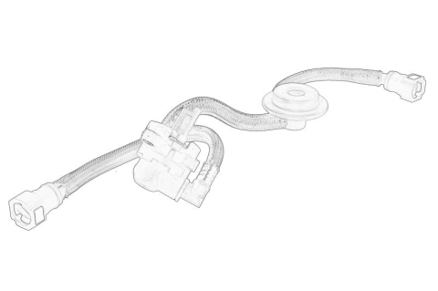 Injectie - Conducta inalta presiune instalatie injectie potrivit FORD B-MAX, C-MAX II, ECOSPORT, FIESTA VI, FIESTA VII, FOCUS III, FOCUS III/KOMBI, KA+ III, KUGA II, MONDEO V 1.5D 09.12-