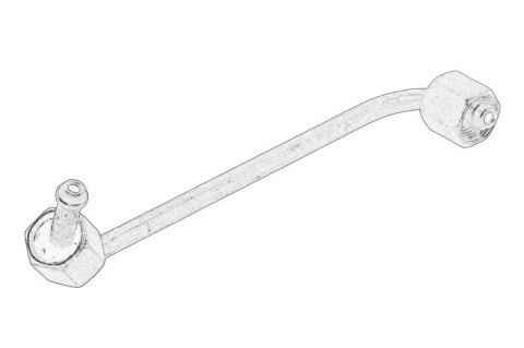 Piese Auto - Conducta inalta presiune instalatie injectie potrivit OPEL ANTARA A, CASCADA, INSIGNIA A, INSIGNIA A COUNTRY, INSIGNIA B, INSIGNIA B COUNTRY, INSIGNIA B GRAND SPORT, ZAFIRA C 1.4-3.2 08.06-