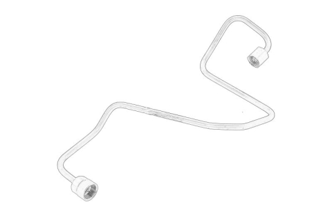 Injectie - Conducta inalta presiune instalatie injectie potrivit VW TRANSPORTER T5 2.0/2.0D 09.09-08.15