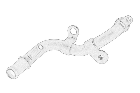 Piese Auto - Conducta radiator ulei potrivit OPEL ADAM, ASTRA J, ASTRA J GTC, CASCADA, CORSA D, CORSA E, INSIGNIA A, MERIVA B, MOKKA / MOKKA X, ZAFIRA C 1.4/1.4LPG 12.09-