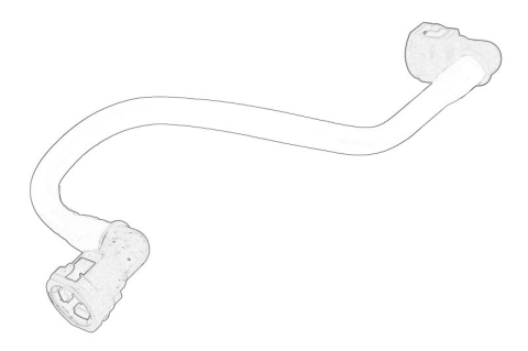 Piese Auto - Conducta radiator ulei (superior) potrivit FORD GALAXY II, MONDEO IV, S-MAX 1.6-2.5 05.06-06.15