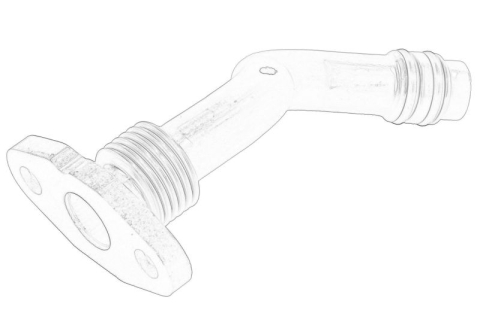 Piese Auto - Conducta ulei turbina potrivit AUDI A3, TT; SEAT ALTEA, ALTEA XL, LEON, TOLEDO III; SKODA OCTAVIA II, SUPERB II; VW BEETLE, CADDY III, CADDY III/MINIVAN 2.0D 05.03-07.18