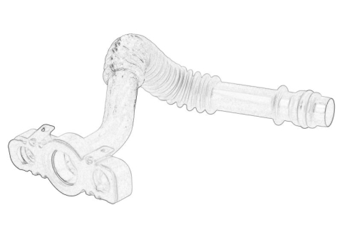 Piese Auto - Conducta ulei turbina potrivit CITROEN BERLINGO, BERLINGO/MINIVAN, C3 AIRCROSS II, C3 III, C4 CACTUS, C-ELYSEE; OPEL COMBO E TOUR / LIFE, COMBO/MINIVAN 1.5D 04.18-