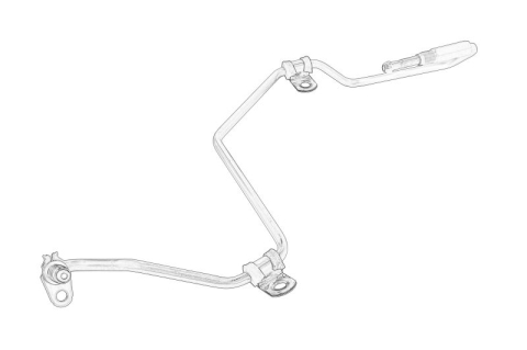 Piese Auto - Conducta ulei turbina potrivit FORD TRANSIT CUSTOM V362, TRANSIT V363 2.0D 12.15-