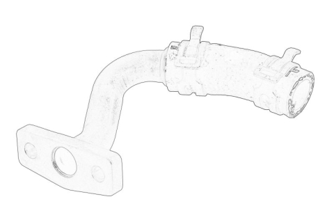 Piese Auto - Conducta ulei turbina potrivit VW CALIFORNIA T5 CAMPER, CALIFORNIA T6 CAMPER, MULTIVAN T5, MULTIVAN T6, TRANSPORTER T5, TRANSPORTER T6 2.0D 09.09-12.19