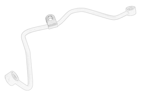 Piese Auto - Conducta ulei turbina (primul Turbocompresor) potrivit FIAT TALENTO; NISSAN NV300; OPEL VIVARO B; RENAULT ESPACE V, GRAND SCENIC IV, MEGANE IV, SCENIC IV 1.6D 05.14-