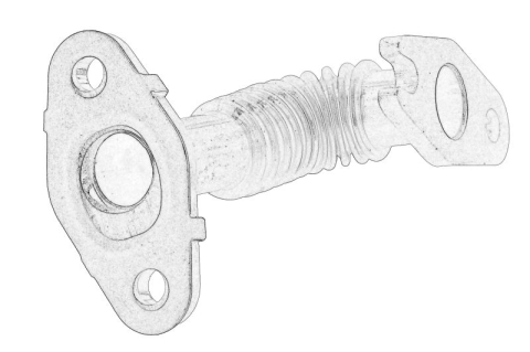 Piese Auto - Conducta ulei turbina (retur) potrivit OPEL ASTRA H, ASTRA H GTC, ASTRA H/KOMBI, COMBO TOUR, COMBO/MINIVAN, CORSA D, CORSA D/HATCHBACK 1.3D 04.05-08.14