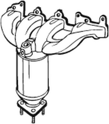 Catalizator - Convertor catalitic EURO 3 potrivit OPEL SIGNUM, VECTRA C, VECTRA C GTS 2.2 04.02-12.08