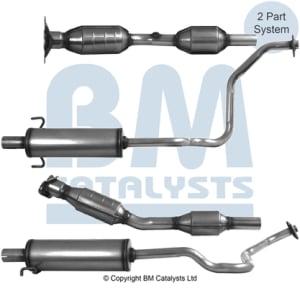 Catalizator - Convertor catalitic EURO 4 potrivit TOYOTA PRIUS 1.5H 09.03-12.09
