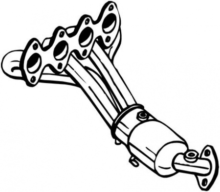 Catalizator - Convertor catalitic EURO 5 potrivit MERCEDES C (CL203), C (W203), C (W204), C T-MODEL (S203), C T-MODEL (S204), CLC (CL203), CLK (A209), CLK (C209), E (W211) 1.6-2.6 05.02-08.14