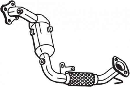Piese Auto - Convertor catalitic potrivit FORD B-MAX, ECOSPORT, FIESTA VI, TOURNEO COURIER B460, TRANSIT COURIER B460, TRANSIT COURIER B460/MINIVAN 1.0 09.12-