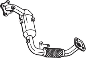 Catalizator - Convertor catalitic potrivit FORD C-MAX II, FOCUS III, GRAND C-MAX, MONDEO V, TOURNEO CONNECT V408 NADWOZIE WIELKO, TRANSIT CONNECT V408/MINIVAN 1.0 02.12-