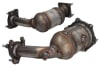 Convertor catalitic set 2 catalizatoare EURO 4 potrivit NISSAN MURANO I 3.5 08.03-09.08 [1]