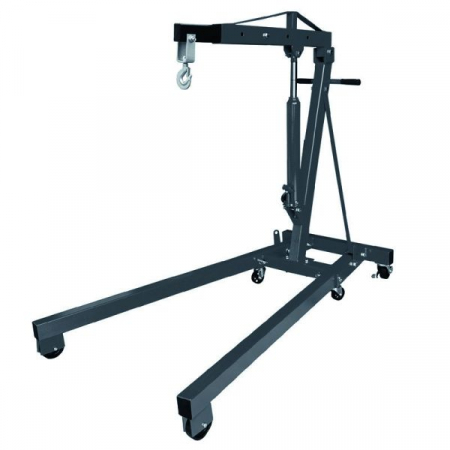Cric motor, capacitate de ridicare: 2000 kg, inaltime minima de ridicare 25 mm, inaltime maxima de ridicare: 2240 mm, mobila, culoare: negru, 1 carlig [1]