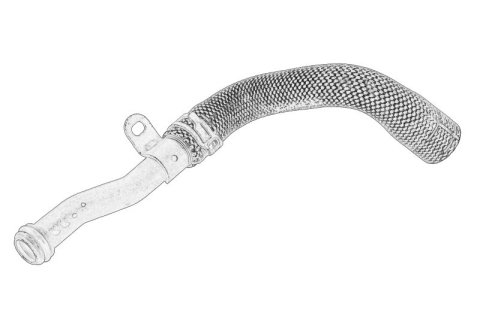 Conducta racire - Cuplaj conducta lichid racire potrivit OPEL potrivit OPEL ADAM 1.4/1.4LPG 10.12-05.19