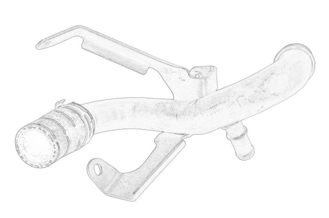 Piese Auto - Cuplaj conducta lichid racire potrivit VW CRAFTER 30-35, CRAFTER 30-50 2.0D 05.11-12.16