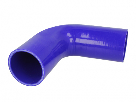 Racire - Cuplaj conducta sistem racire (70mm x150mm, unghi 90°, culoare albastru)
