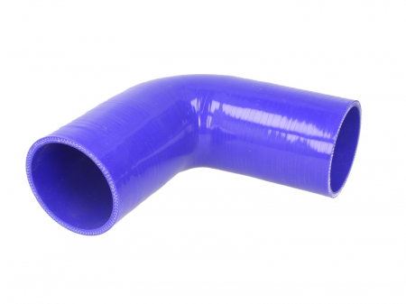 Racire - Cuplaj conducta sistem racire (80mm x150mm, unghi 90°, culoare albastru)