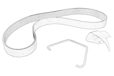 Piese Auto - Curea transmisie caneluri (7PK1039, cu tobogan pentru montare) potrivit DACIA LOGAN II, LOGAN MCV II, SANDERO II; NISSAN MICRA V; RENAULT CAPTUR I, CLIO IV, CLIO IV/KOMBI, TWINGO III 0.9/0.9LPG 10.12-