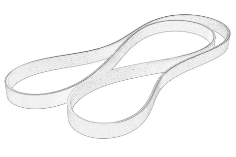 Piese Auto - Curea transmisie caneluri potrivit JEEP GLADIATOR, WRANGLER IV 2.0/3.0D 11.17-