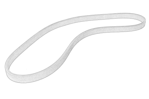 Piese Auto - Curea transmisie caneluri potrivit VW BORA I, JETTA IV 2.0 10.98-12.17