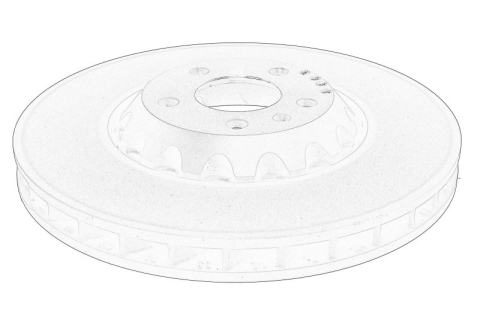 Piese Auto - Disc frana Fata Dreapta/Stanga potrivit AUDI potrivit AUDI A6 C8, A7, A8 D5 2.0DH-3.0H 06.17-