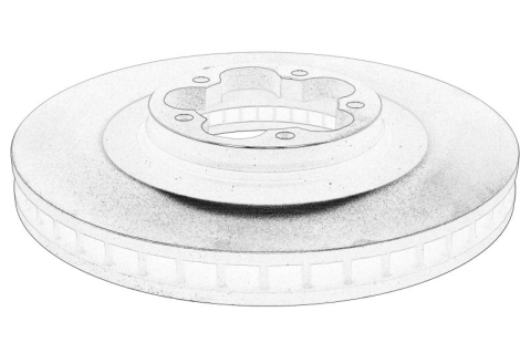 Piese Auto - Disc frana Fata Dreapta/Stanga potrivit FORD TOURNEO CUSTOM V362, TRANSIT CUSTOM V362 1.0H-2.2D 09.12-12.23