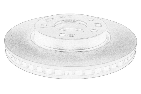 Piese Auto - Disc frana Fata Dreapta/Stanga potrivit HYUNDAI ELANTRA VII 1.6/2.0 03.20-