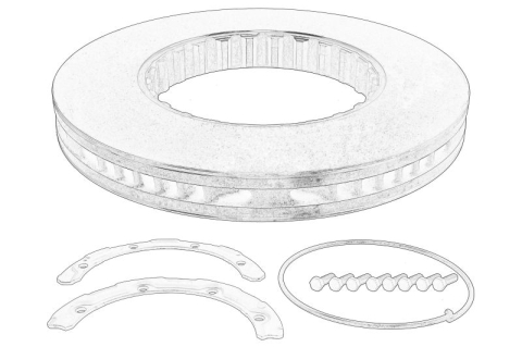Piese Auto - Disc frana Fata/Spate Dreapta/Stanga potrivit VOLVO potrivit VOLVO FE II 330/370/380/400/410/420/420 LNG/430/440/450/460/460 LNG/480/500/520/540/550/650/750/FE 250-26/FE 280-26/FE 320-26/F