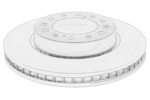 Piese Auto - Disc frana fata stanga/dreapta (320mmx30mm) potrivit ISUZU