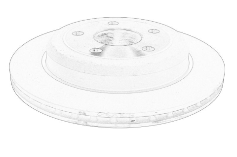 Piese Auto - Disc frana Spate Dreapta/Stanga potrivit DODGE DURANGO; JEEP GRAND CHEROKEE IV 3.0D-5.7 11.10-