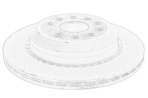 Piese Auto - Disc frana Spate Dreapta/Stanga potrivit JEEP GLADIATOR, WRANGLER IV 2.0H/3.0D/3.6 04.19-