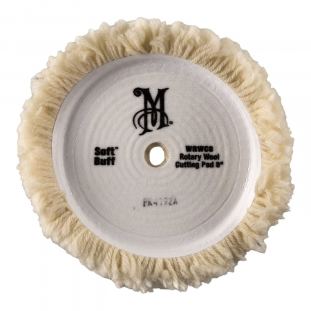 Disc polish lana Meguiar's, 8", Soft Buff Rotary Wool Cutting Pad [3]